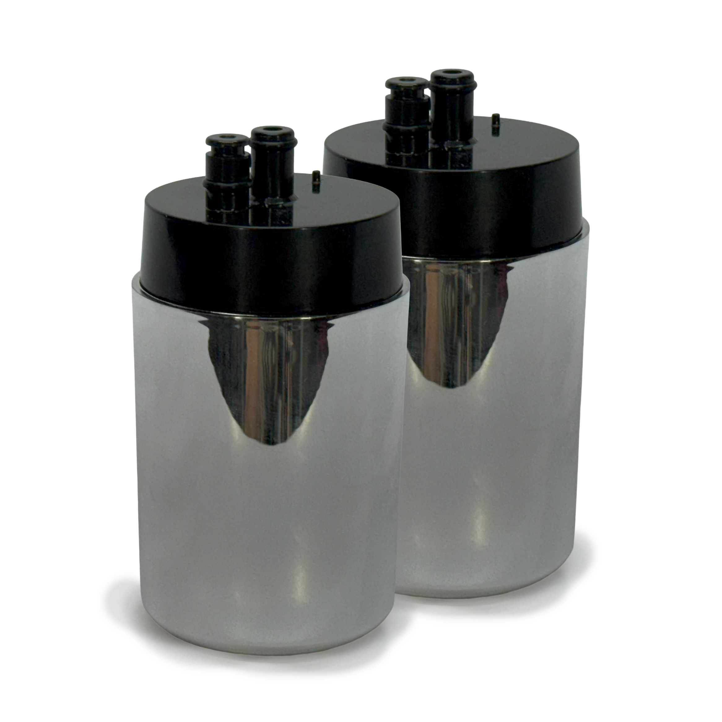 EcoAqua Replacement for Brita® Faucet Water Filter - Chrome - 2-Pack