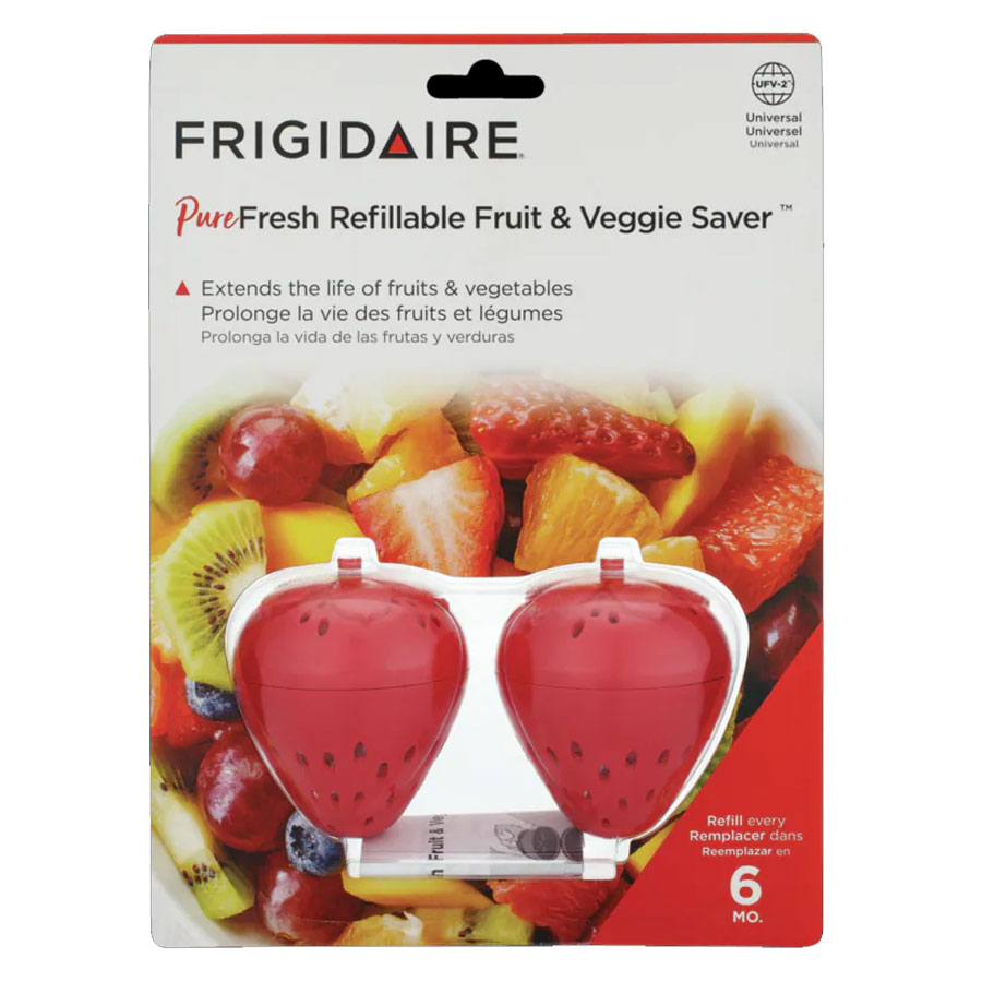 Frigidaire PureFresh FRPFUFV2 Refillable Fruit and Veggie Saver, 2-Pack