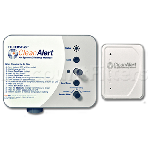 FILTERSCAN® Wireless Air Filter Monitor / Clog Detector - 24VAC