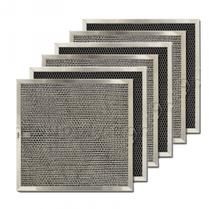 Aluminum/Carbon  Range Hood Filter - 11-1/4