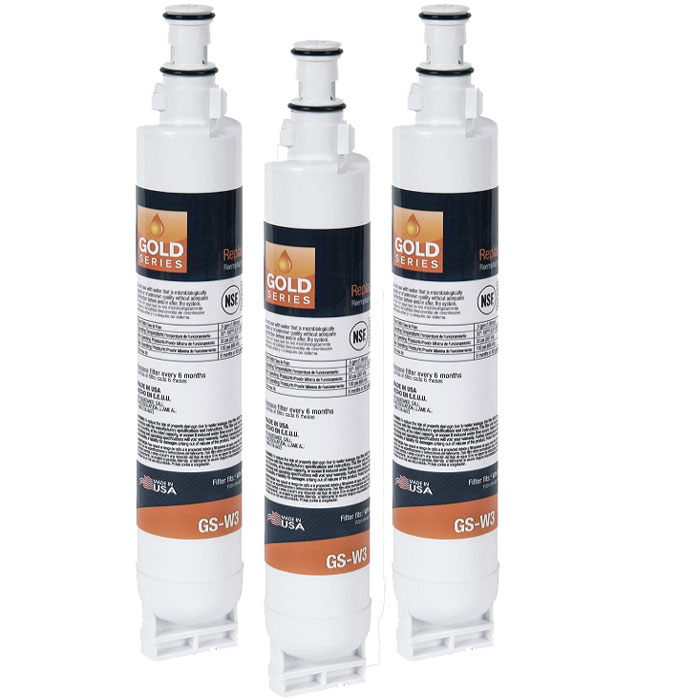 Gold Series Replacement for Whirlpool 4396701 Filter, 3-Pack