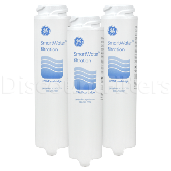 GE SmartWater Slim Replacement Filter (GSWF), 3-Pack