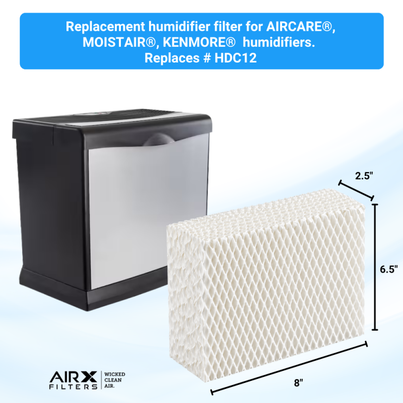 Replacement Filter Wick for Emerson Portable Humidifiers - HDC-12, 4-Pack