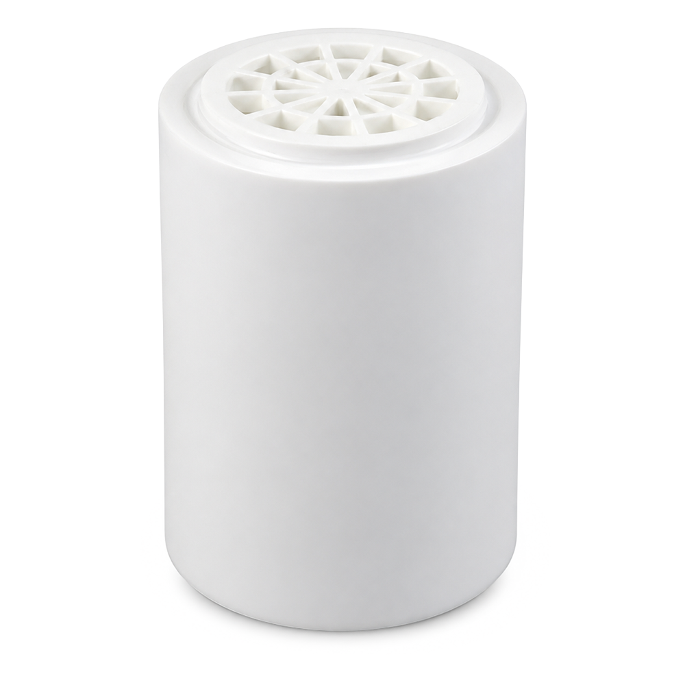 Aqualux Dechlorinating Shower Filter System - White, No Head