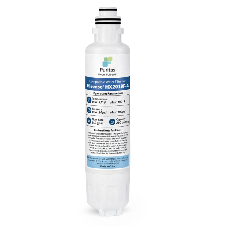 Replacement for Hisense® HX2019F-A Refrigerator Water Filter, 3-Pack