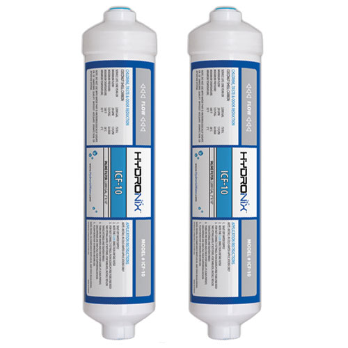 Hydronix ICF-10 Inline Refrigerator Filter with 1/4