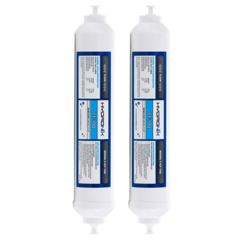 Hydronix ICF-10Q Inline Refrigerator Filter with 1/4