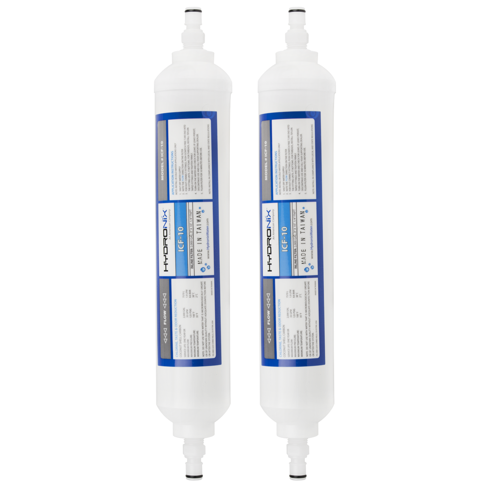 Hydronix ICF10GXRTQR Inline Water Filters