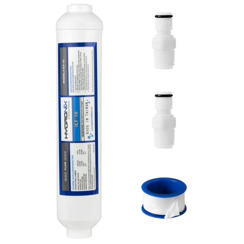 Hydronix ICF10GXRTQR Inline Water Filters