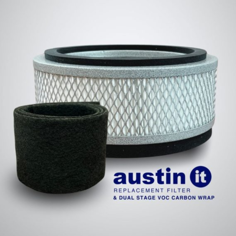 Austin Air "it" Replacement Filter with Carbon VOC Wrap (FR100A)