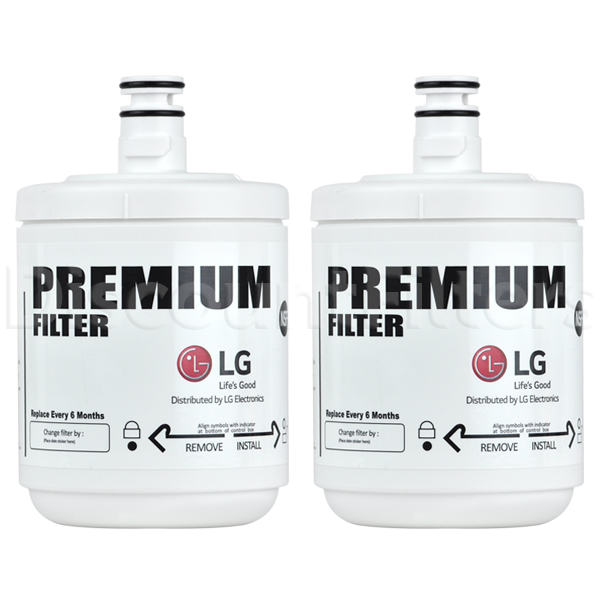 LG Refrigerator Water Filter (5231JA2002A, LT500P), 2-Pack