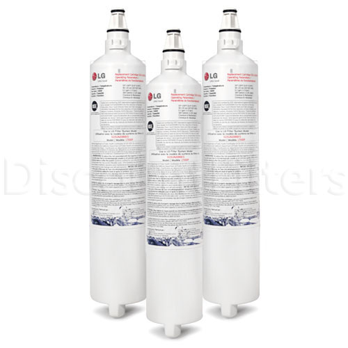 LG Refrigerator Water Filter (5231JA2006B, LT600P), 3-Pack