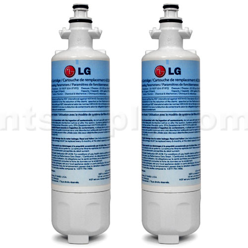 LG Refrigerator Water Filter (ADQ36006101, LT700P), 2-Pack