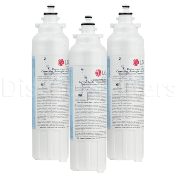 LG Refrigerator Water Filter (ADQ73613401, LT800P), 3-Pack