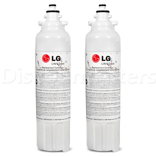 Pack De 5 Filtres à Eau Pour Réfrigérateur LG LT800P - Doré, Capacité 300 Gal, NSF 42