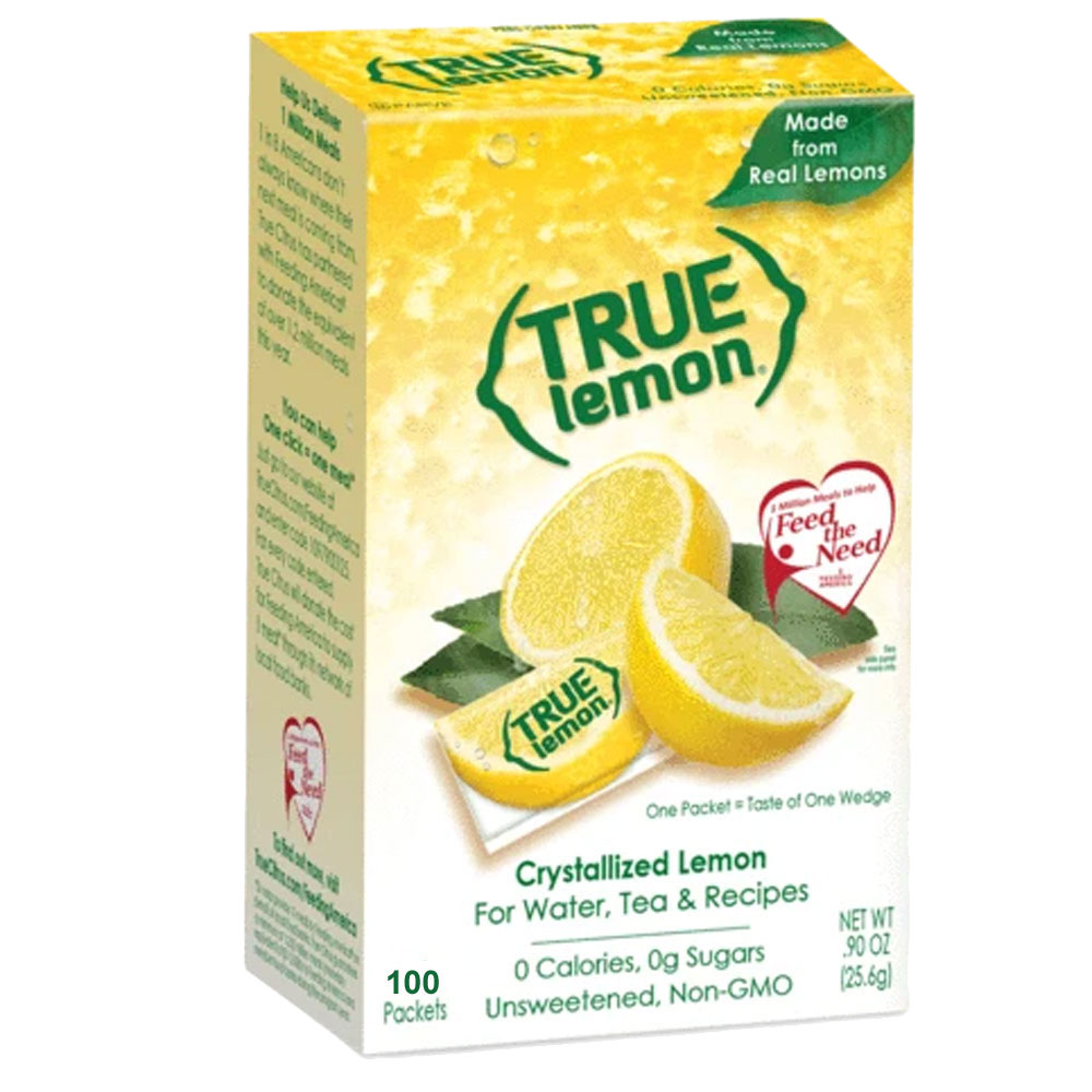 True Lemon Water Flavoring Packet - Box of 100