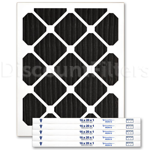 16 X 20 X 1 Carbon Odor Reduction Pleated Filter