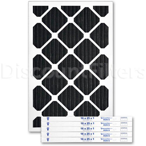 16 X 25 X 1 Carbon Odor Reduction Pleated Filter
