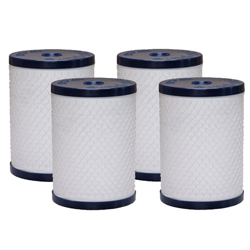 Aquaversa CB6 Compatible Carbon Block Filter Cartridge NP-CB6, 4-Pack