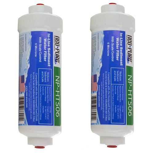 Neo-Pure Honeywell Replacement Inline Scale & Sediment Reducing Filter, 2-Pack