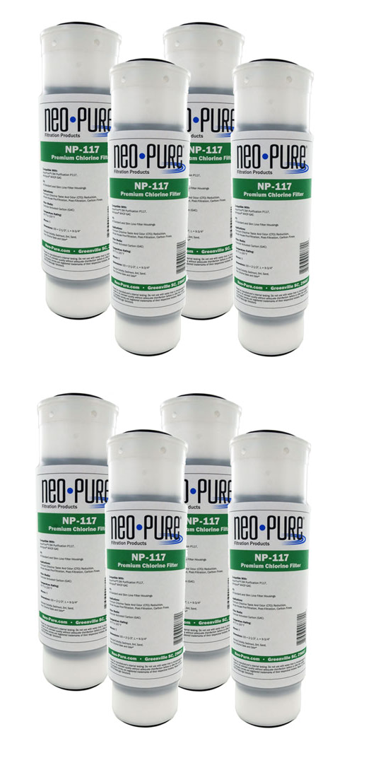 Neo-Pure NP-117 Aqua-Pure Compatible Water Filter AP117, 8-Pack
