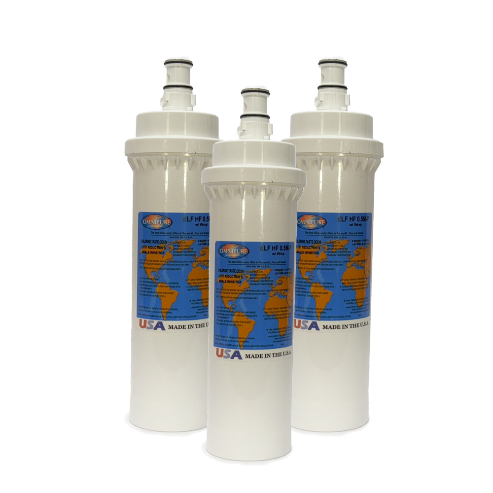 Replacement for 3M® HF20-S/HF20-MS/HF25-S Water Filter, 3-Pack