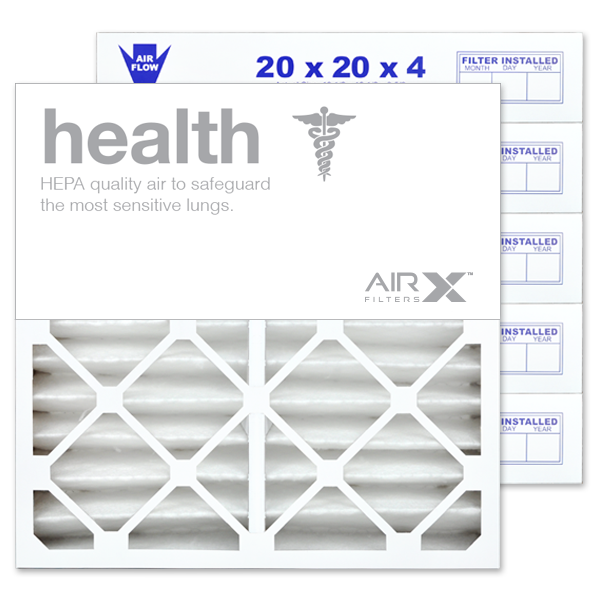 20x20x4 AIRx HEALTH Air Filter - MERV 13, 6-Pack