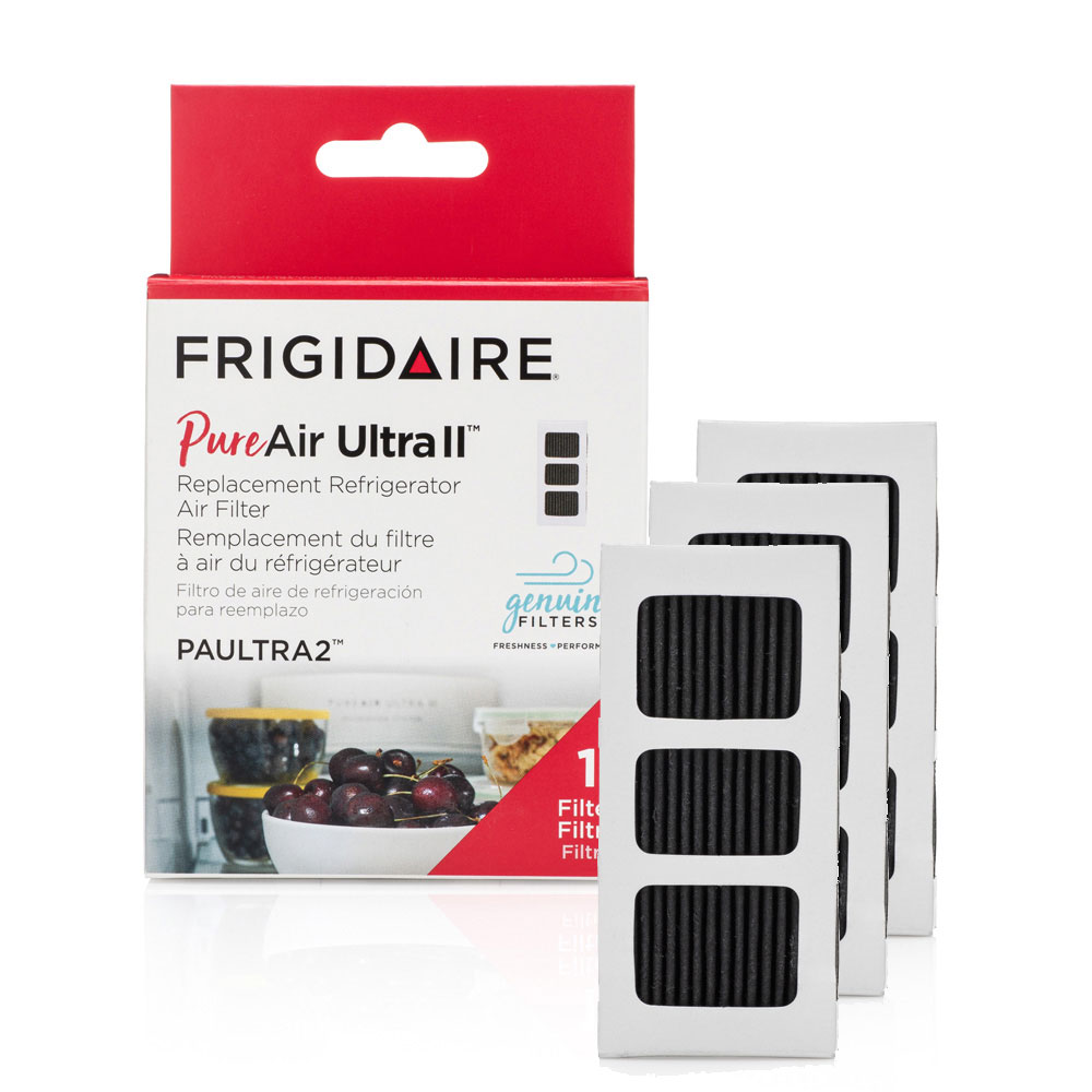 Frigidaire PAULTRA2 PureAir Ultra II Refrigerator Air Filter, 3-Pack