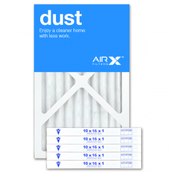 10x16x1 AIRx DUST Air Filter - MERV 8