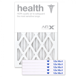 12x16x1 AIRx HEALTH Air Filter - MERV 13, 6-Pack