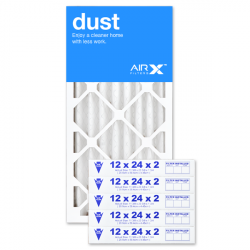 12x24x2 AIRx DUST Air Filter - MERV 8, 6-Pack