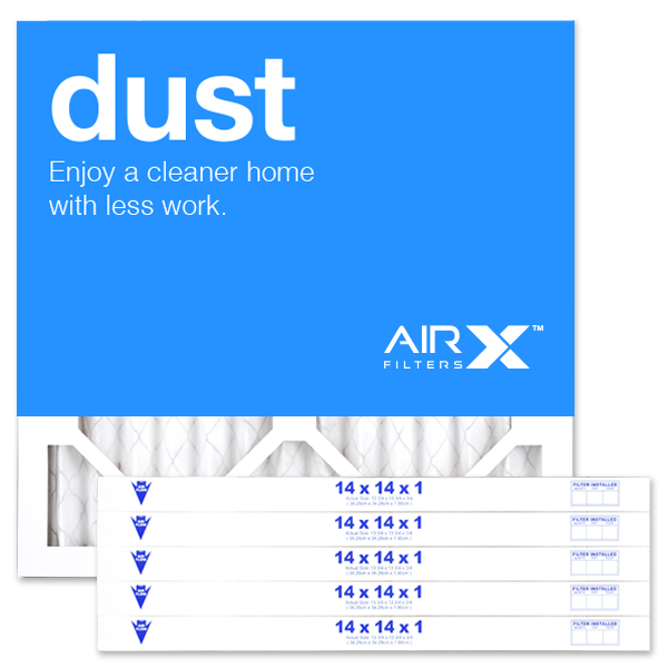 14x14x1 AIRx DUST Air Filter - MERV 8