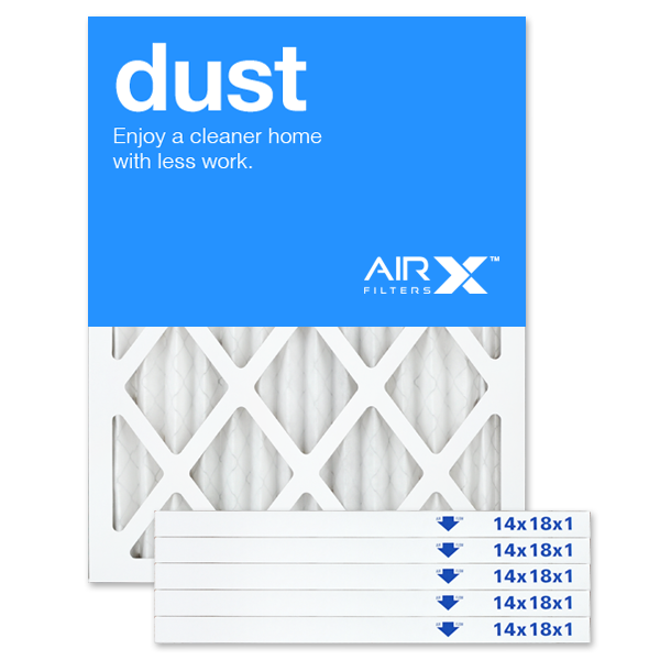 14x18x1 AIRx DUST Air Filter - MERV 8, 6-Pack