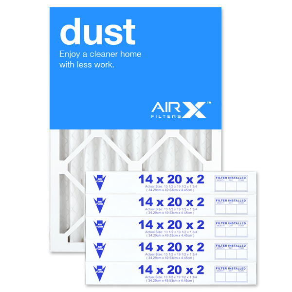 14x20x2 AIRx DUST Air Filter - MERV 8