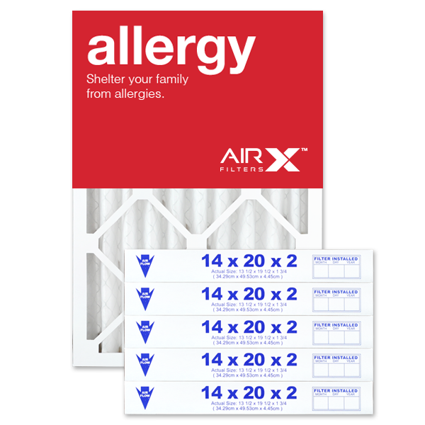14x20x2 AIRx ALLERGY Air Filter - MERV 11