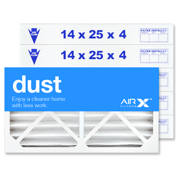 14x25x4 AIRx DUST Air Filter - MERV 8