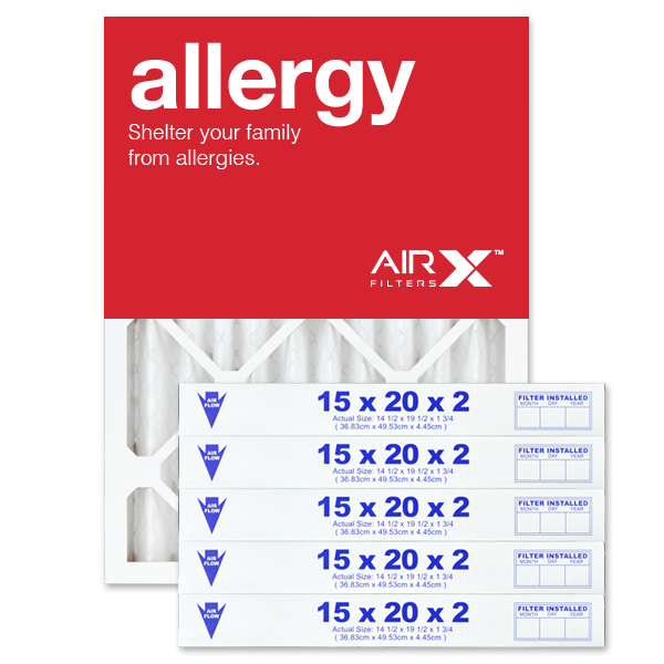 15x20x2 AIRx ALLERGY Air Filter - MERV 11