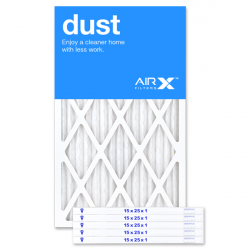 15x25x1 AIRx DUST Air Filter - MERV 8