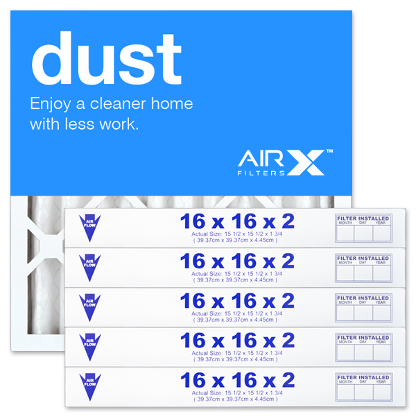 16x16x2 AIRx DUST Air Filter - MERV 8
