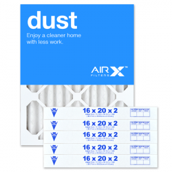 16x20x2 AIRx DUST Air Filter - MERV 8, 6-Pack