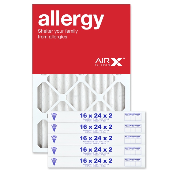 16x24x2 AIRx ALLERGY Air Filter - MERV 11