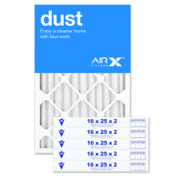 16x25x2 AIRx DUST Air Filter - MERV 8