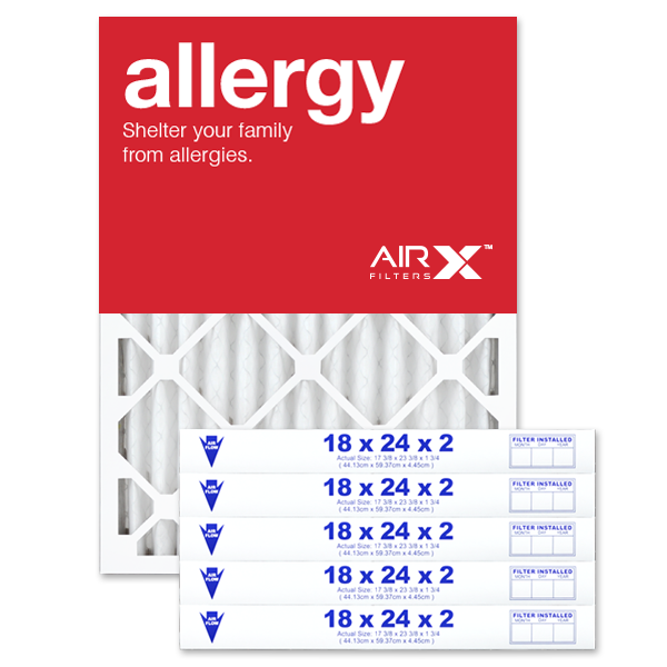 18x24x2 AIRx ALLERGY Air Filter - MERV 11