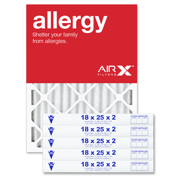 18x25x2 AIRx ALLERGY Air Filter - MERV 11