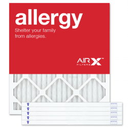 19x21x1 AIRx ALLERGY Air Filter - MERV 11, 6-Pack