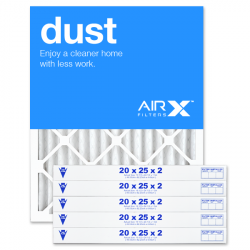 20x25x2 AIRx DUST Air Filter - MERV 8