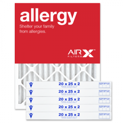 20x25x2 AIRx ALLERGY Air Filter - MERV 11