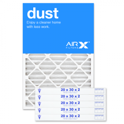 20x30x2 AIRx DUST Air Filter - MERV 8