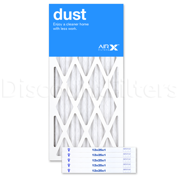 AIRx 12x25x1DUST Air Filters Home Filters