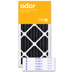 10x24x1 AIRx ODOR Air Filter - Carbon, 6-Pack